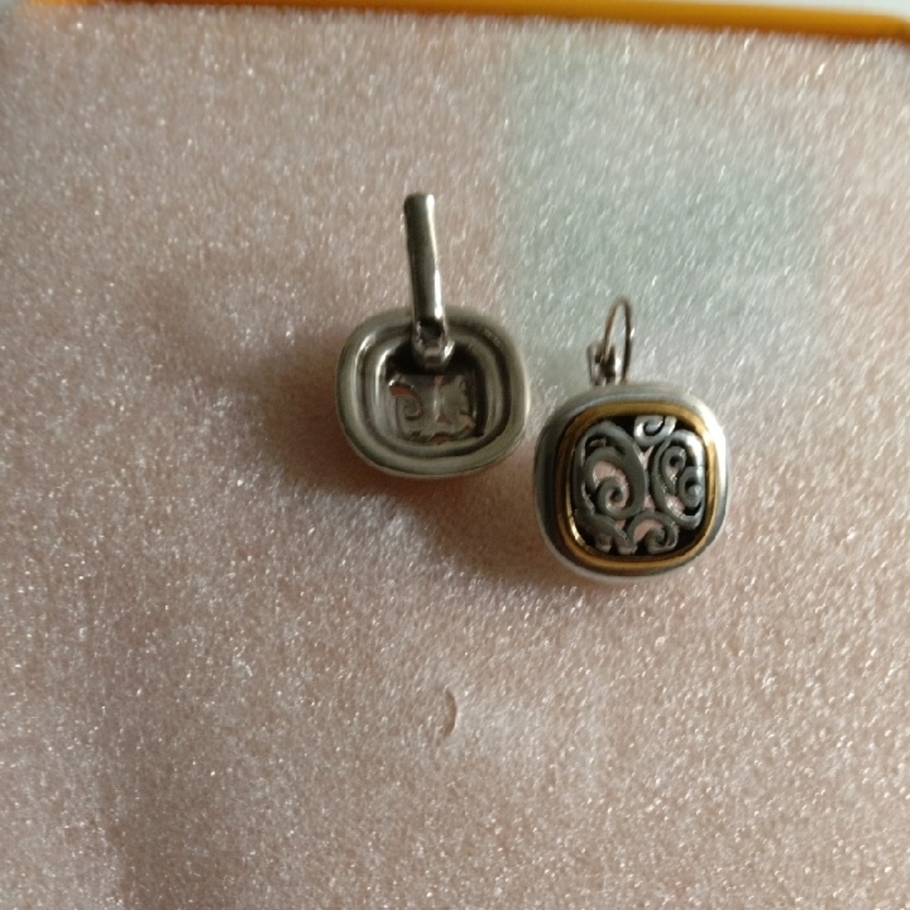 Elegant Two-Tone Pendant